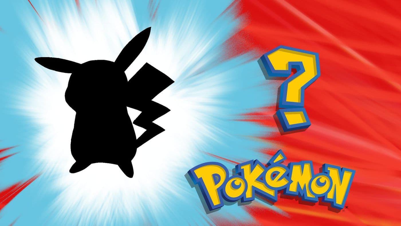 silhouette of a pokemon to guess